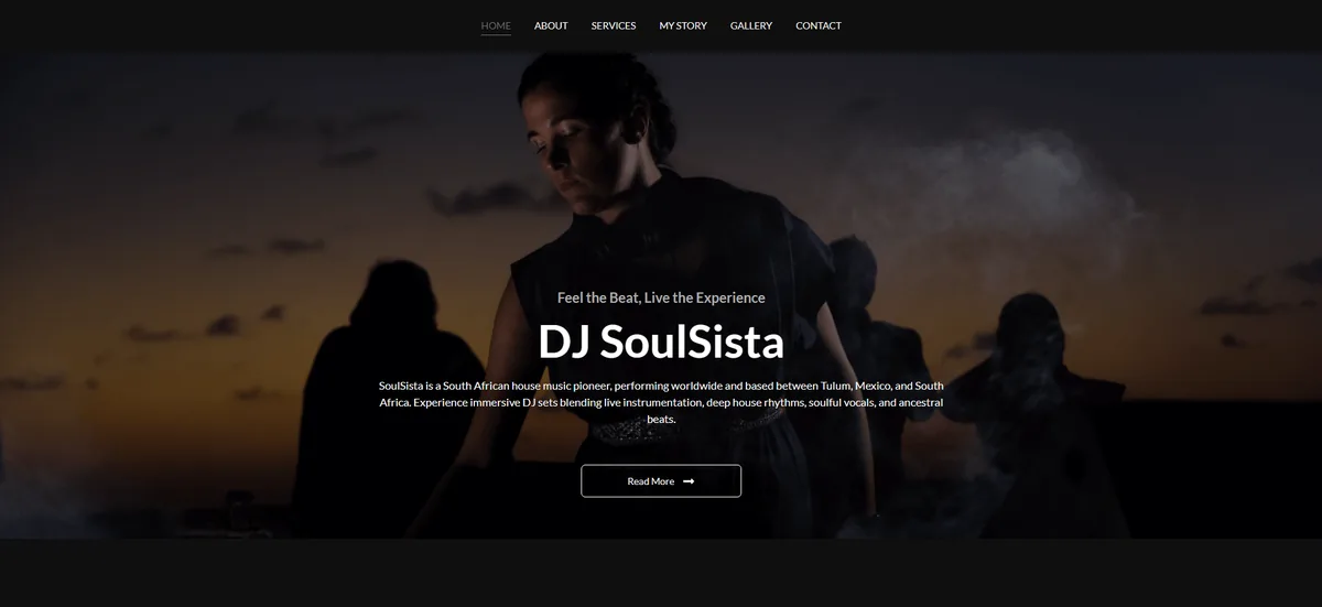 Entertainment business website designed by Hostking